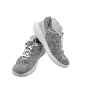 Kizik Madrid Hands Free Eco Knit Sneakers Womens 9 Mens 7.5 Gray Unisex Comfort
